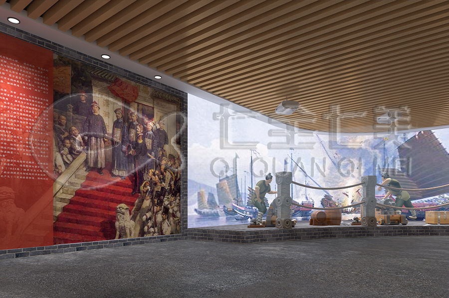 校園毒品預(yù)防教育館施工方案-禁毒教育中心智慧設(shè)備-小學(xué)生毒品預(yù)防教育展廳設(shè)計圖片