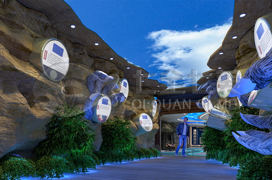 禁毒宣傳基地效果圖設計，聲光電禁毒展廳方案設計，禁毒防艾教育展館施工單位