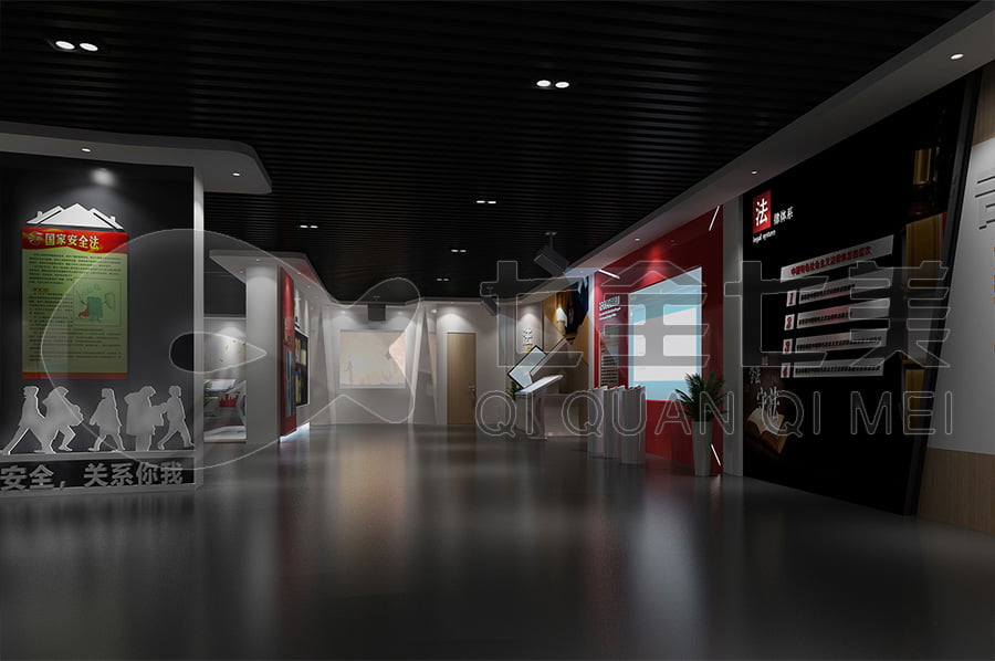 普法宣傳展館，普法示范基地方案，法院普法宣傳平臺設計