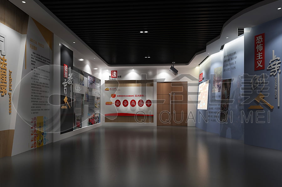 青少年法治教育展館，法治文化教育基地設(shè)備，法院法治示范基地設(shè)計(jì)平面圖