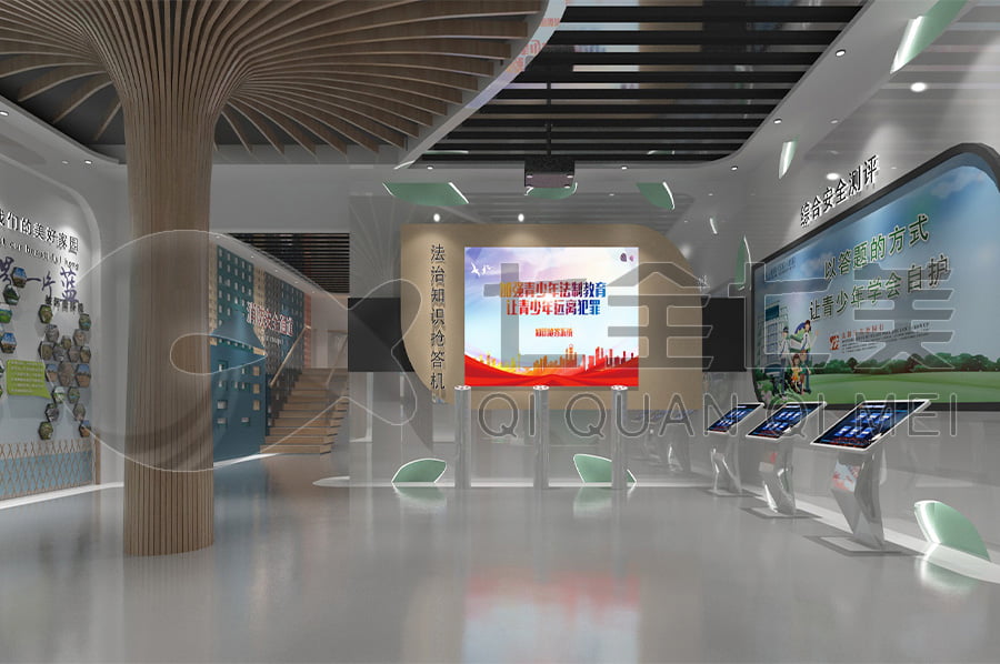 普法館，普法宣傳展廳解決方案公司，法院法制教育展館設(shè)計(jì)圖片
