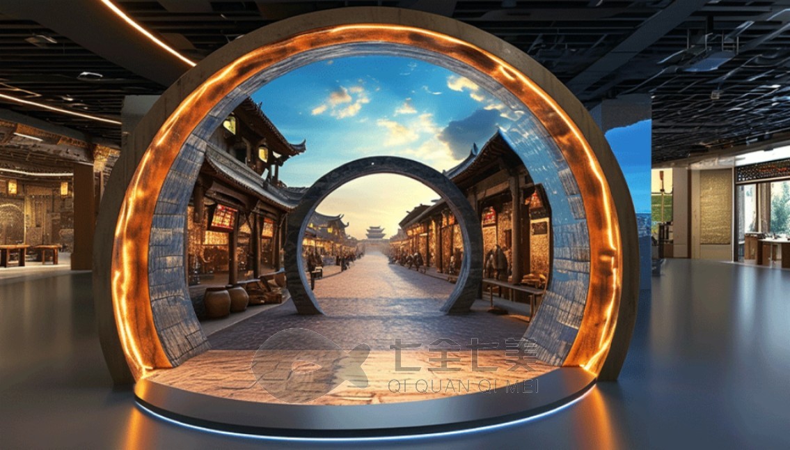 民俗風情文化教育展覽基地, 民俗風情, 文化教育, 展覽基地, 設(shè)計要點