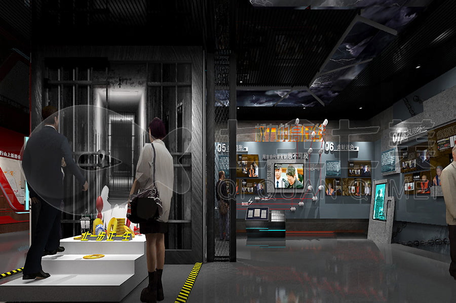 廉政警示教育中心，黨風(fēng)廉政宣傳平臺(tái)施工，預(yù)防職務(wù)犯罪警示教育展館建設(shè)