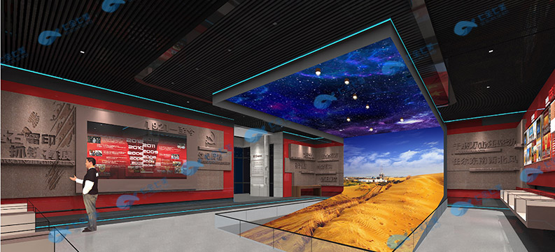 展廳多媒體設(shè)備360全息顯示，展館產(chǎn)品全息交互投影，教育基地定制全息顯示